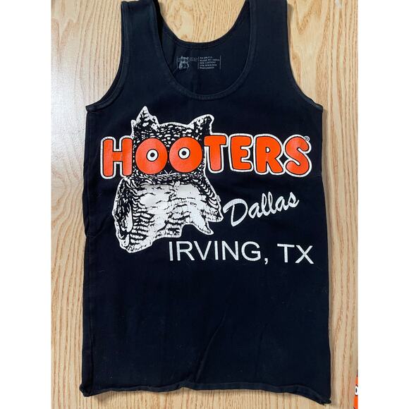 B20 Hooters Girl Uniform Tank from Irving Texas Black size Xxs - Picture 1 of 4
